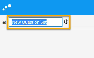 Create a question set - step 3